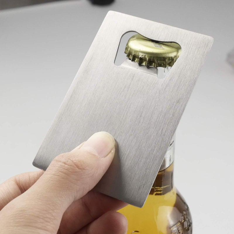 Anbers Stainless Steel Credit Card Size Opener, 6 Packs Bottle Opener - Image 5